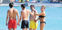 Çeşme'de tatil keyfi