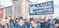 Kars ayağa kalktı