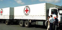 Kızılhaç İsrail'e yardım ediyor