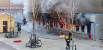 İsveç'te cami yaktılar
