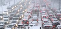 Moskova'da tarihi trafik çilesi
