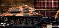 Çetenin tankı varmış