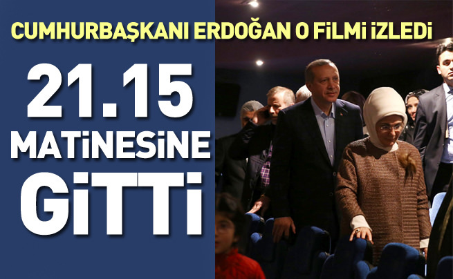 Cumhurbaşkanı Erdoğan ve Emine Erdoğan Bizim Hikaye filmini izledi