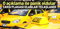 Taksi plakası olanlara kötü haber