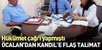 Hükümetin çağrısı sonrası Öcalan Kandil'e talimatı verdi