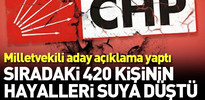CHP'li isim adaylıktan çekilmekten vazgeçti