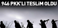 Bakan Yılmaz: 946 PKK'lı terörist teslim oldu