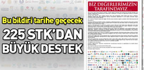 225 STK'dan AK Parti'ye destek ilanı