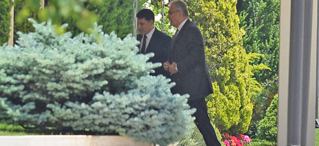 Cumhurbaşkanı Erdoğan, Deniz Baykal'ı kabul ediyor