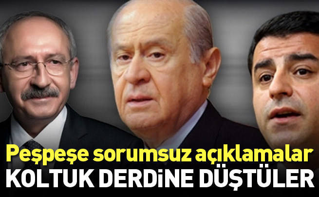 Koltuk derdine düştüler