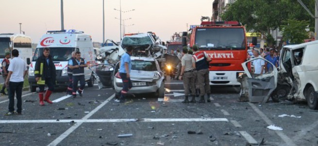 Tekirdağ'da trafik kazası