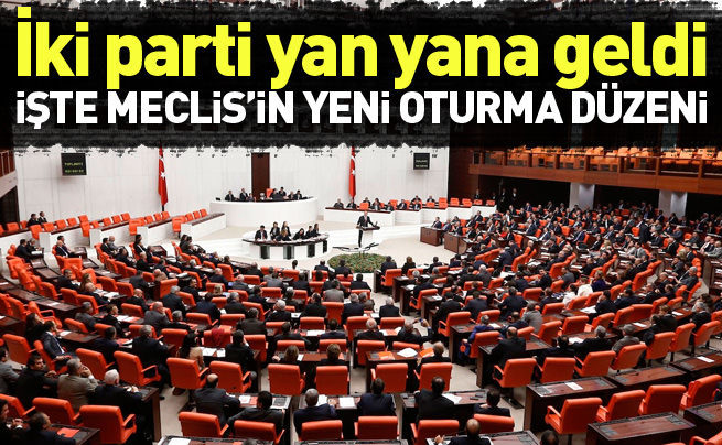 TBMM'de oturma düzeni değişiyor