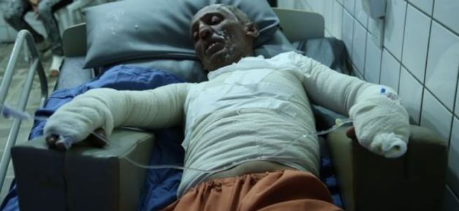 Oğlunu kaçıran PKK'yı protesto için kendini yaktı