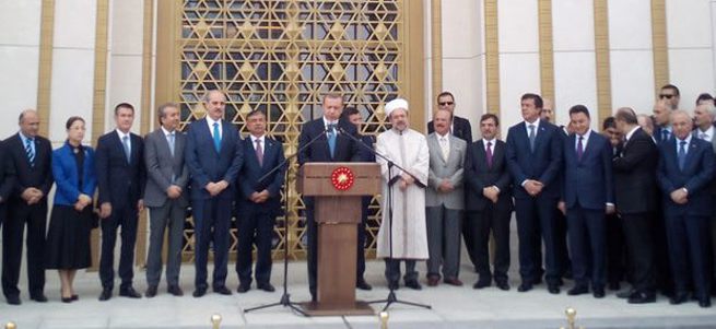 Erdoğan Beştepe Millet Camii'ni açtı