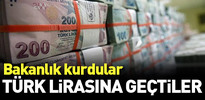 Suriye'de muhalif gruplar içişleri bakanlığı kurup, TL kullanmaya başladı