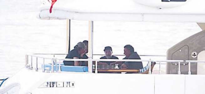 Ahmet Hakan'ın tekne orucu böyle görüntülendi