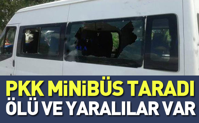 PKK minibüs taradı