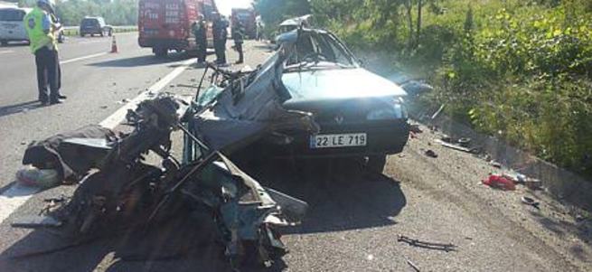 Sakarya'da feci kaza