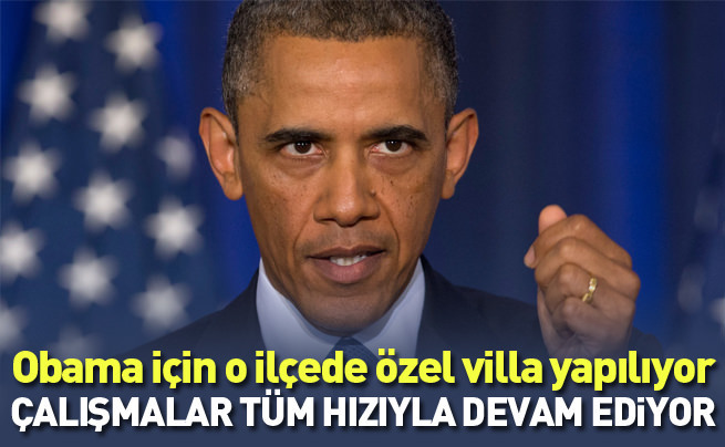 Obama için Antalya'ya özel villa