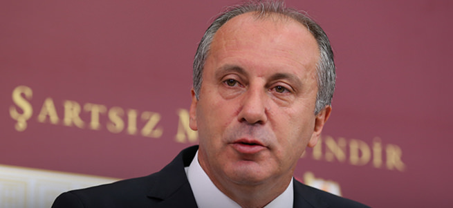 Muharrem İnce: CHP 7 Haziran seçimlerinde başarısız oldu