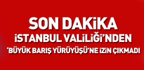 Valilik'ten 'Barış Yürüyüşü'ne izin çıkmadı
