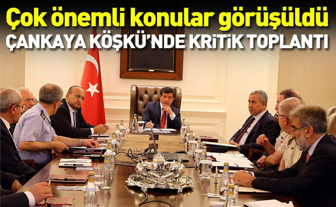 Çankaya Köşkü'nde kritik toplantı!