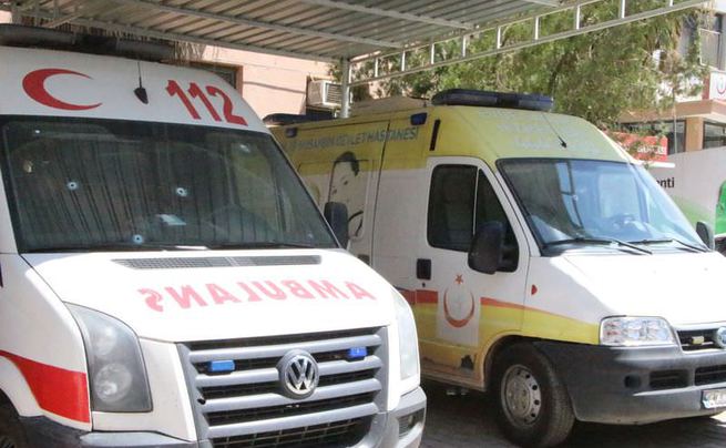 Mardin Nusaybin'de ambulanslara kurşun yağmuru
