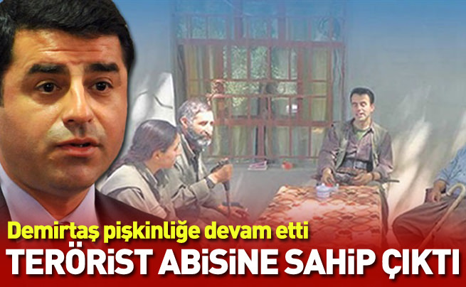 Demirtaş terörist ailesine sahip çıktı