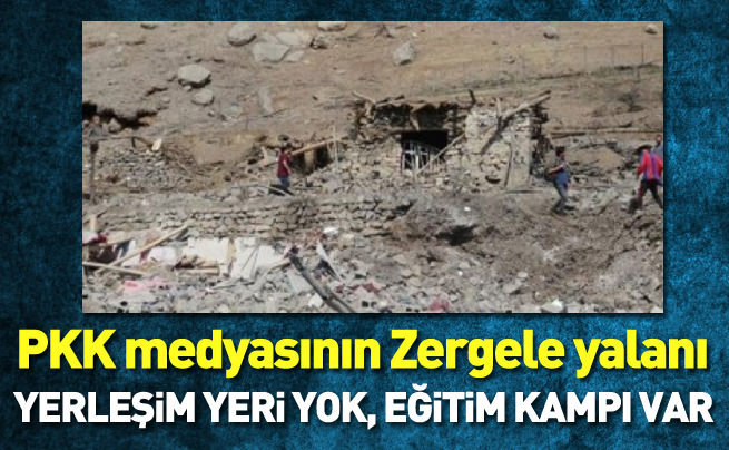 PKK'nın haber ajansından Zergele yalanı