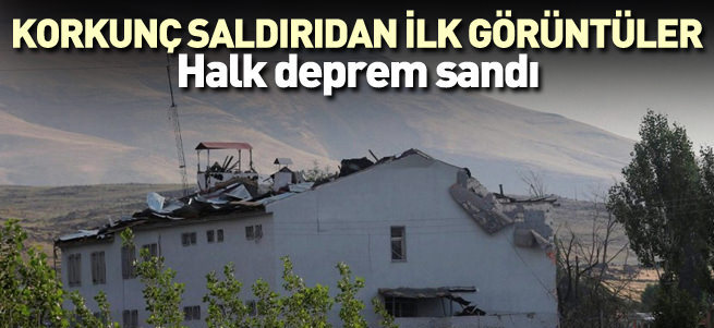 Korkunç saldırı sonrası olay yerinden ilk görüntü