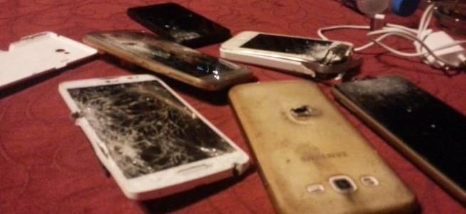 PKK akıllı telefonları kurşunladı