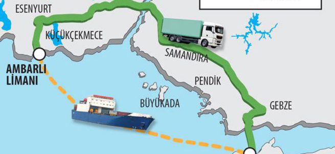 TIR'lar denizden geçecek İstanbul trafiği rahatlayacak