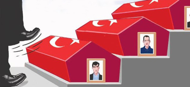 Şehitlere bir büyük saygısızlık da Cumhuriyet'ten!