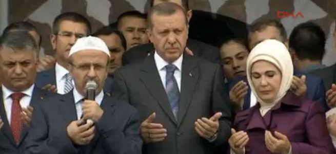 Erdoğan Kıble Dağı Cami açılışına katıldı