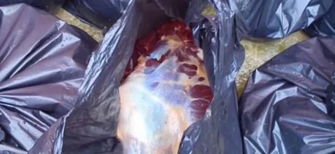 400 kilo at eti ele geçirildi