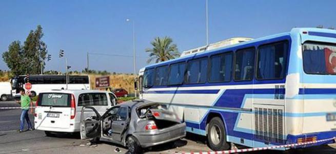 Antalya'da korkunç kaza: 5 ölü