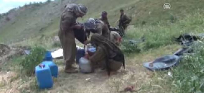 Hakkari'de 5 PKK'lı bomba yerleştirirken öldürüldü