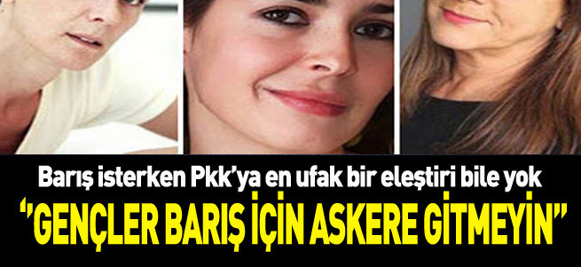 Sanatçılar barış isterken PKK'yı eleştiremedi