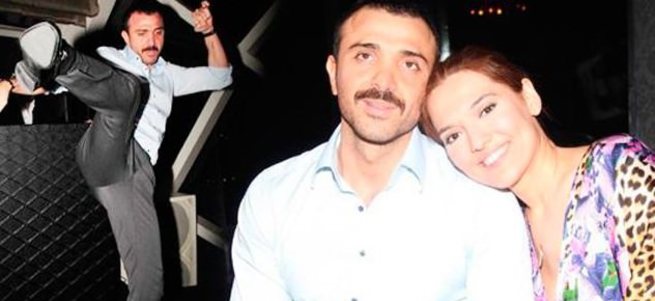 Demet Akalın'ın eşi Okan Kurt 10 kişiyle kavga etti