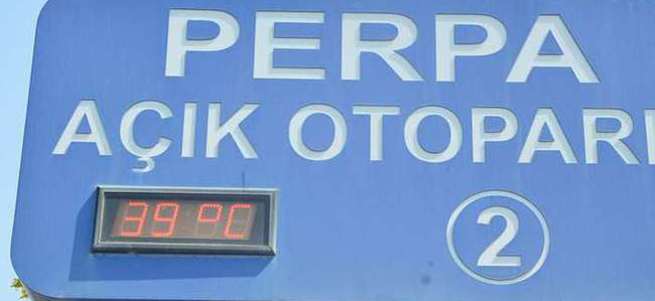 İstanbul’da termometreler 39 dereceyi gösterdi