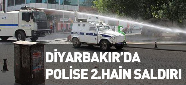 Diyarbakır'da polise ikinci hain saldırı!
