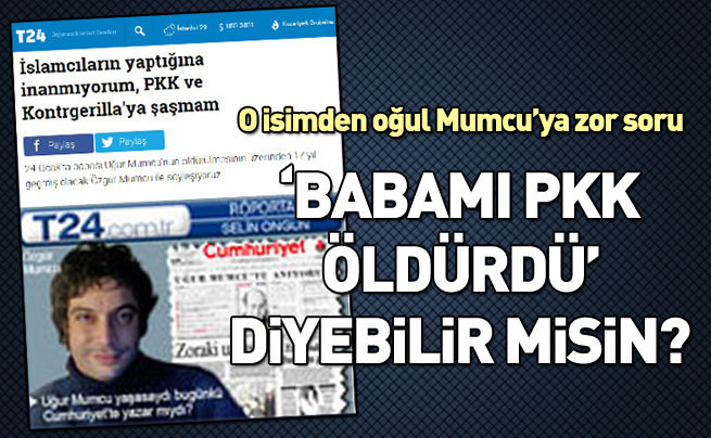 Uğur Mumcu’nun oğluna zor soru