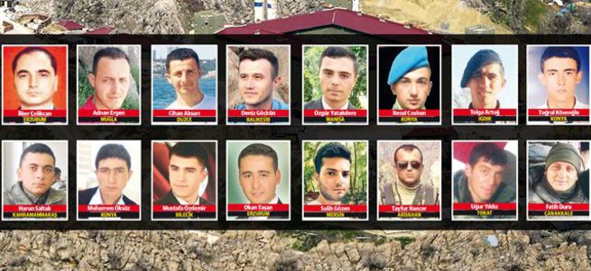 16 kahraman şehit oldu
