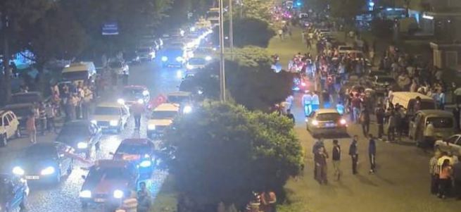 İzmir'deki protesto yürüyüşünde PKK provokasyonu
