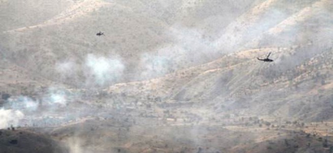Saldırı sonrası PKK'lıları kobralar bombaladı!