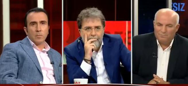Ahmet Hakan canlı yayında KJ'yi düzelttirdi
