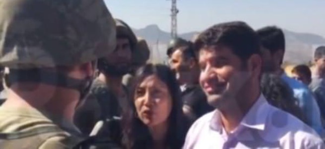 Canlı kalkan olmak isteyen HDP'liler Şırnak'ta durduruldu