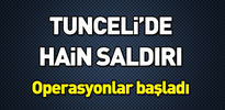 Tunceli'de özel harekat polisine saldırı!