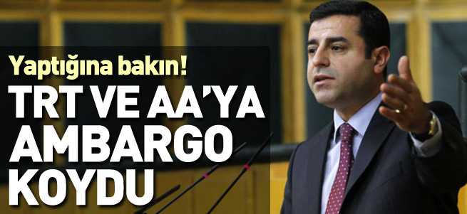 Demirtaş'ın dayanışma gecesine AA ve TRT alınmadı