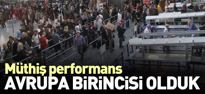 Havalimanları yolcu artışında Avrupa birincisi olduk